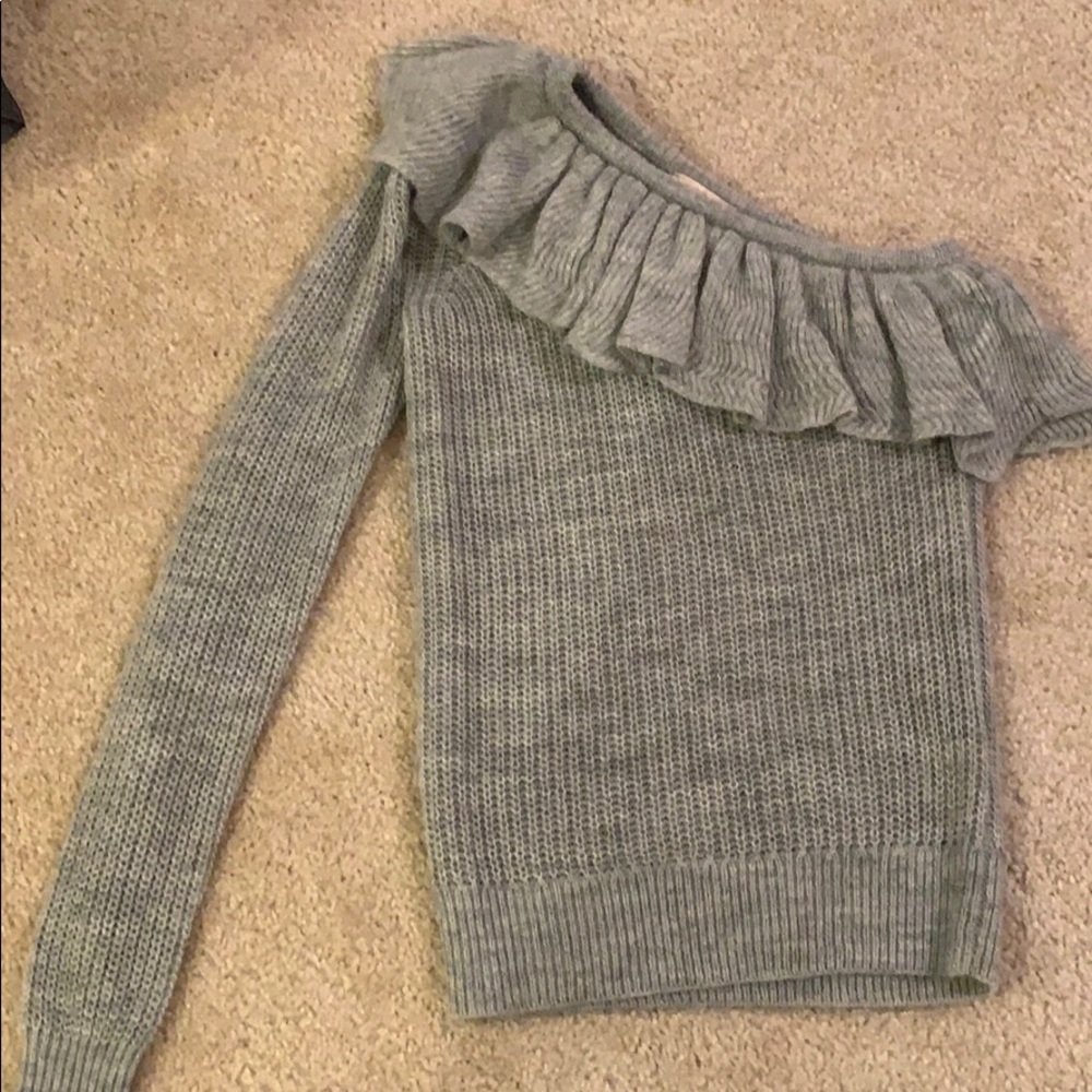 Rebecca Taylor one-shoulder sweater